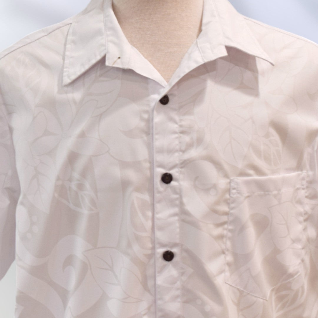 White Hawaiian Shirts | Tiare 018 - 0