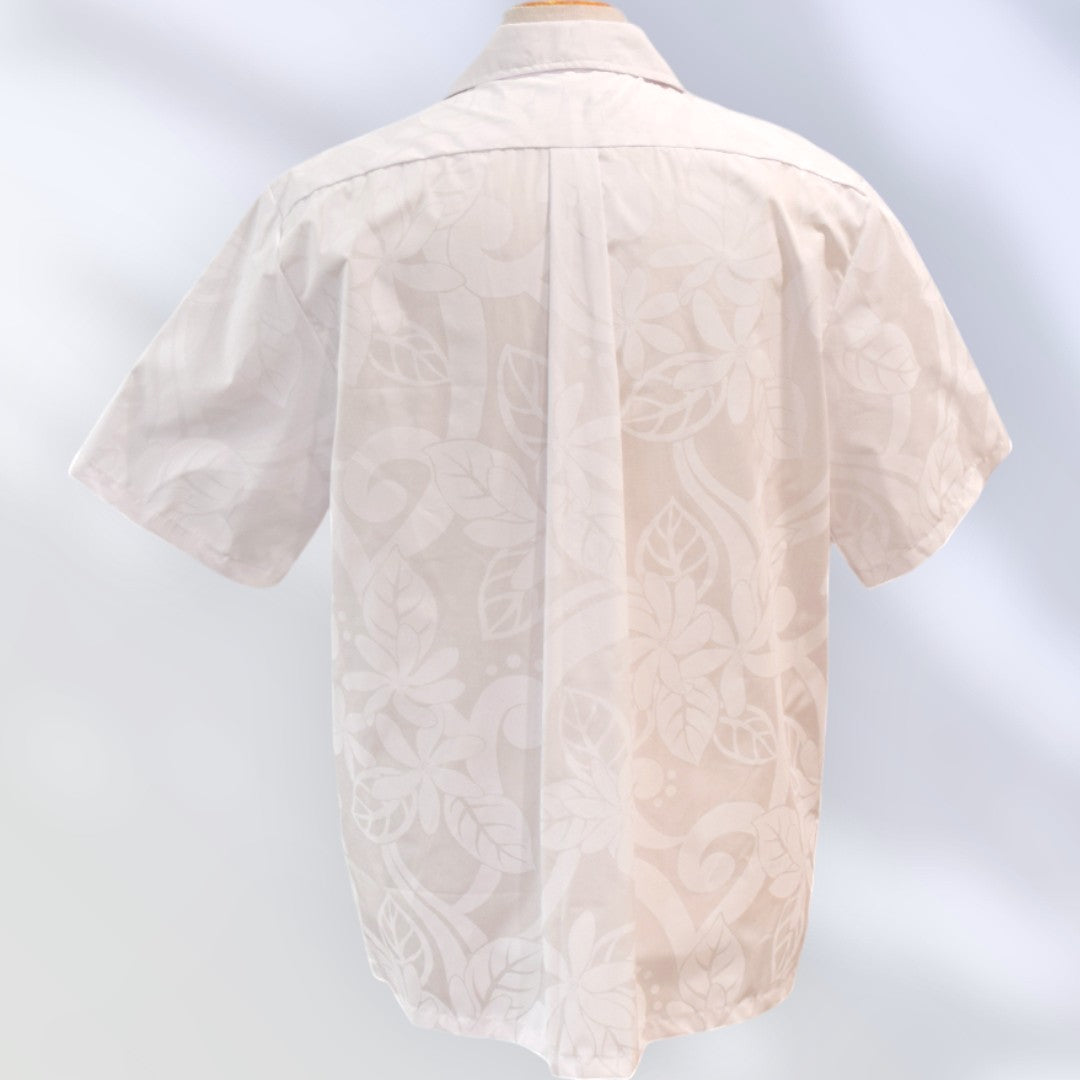 White Hawaiian Shirts | Tiare 018