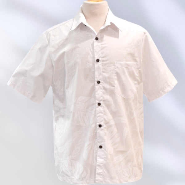 White Hawaiian Shirts | Tuberose 018