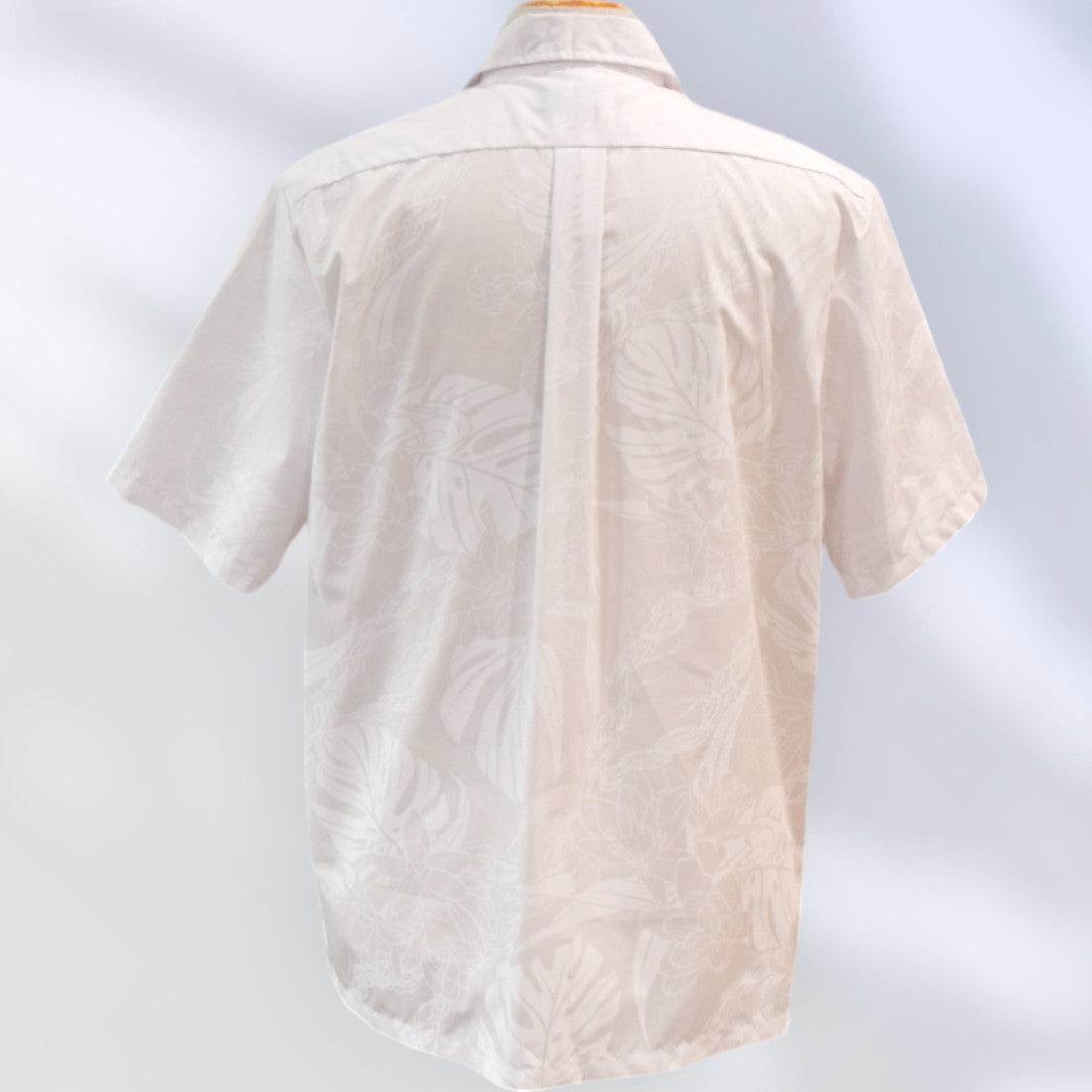 White Hawaiian Shirts | Tuberose 018 - 0