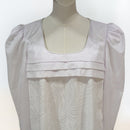 White Blossom Hawaiian Muumuu – Monstera & Plumeria Elegance