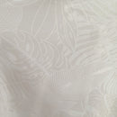 White Blossom Hawaiian Muumuu – Monstera & Plumeria Elegance