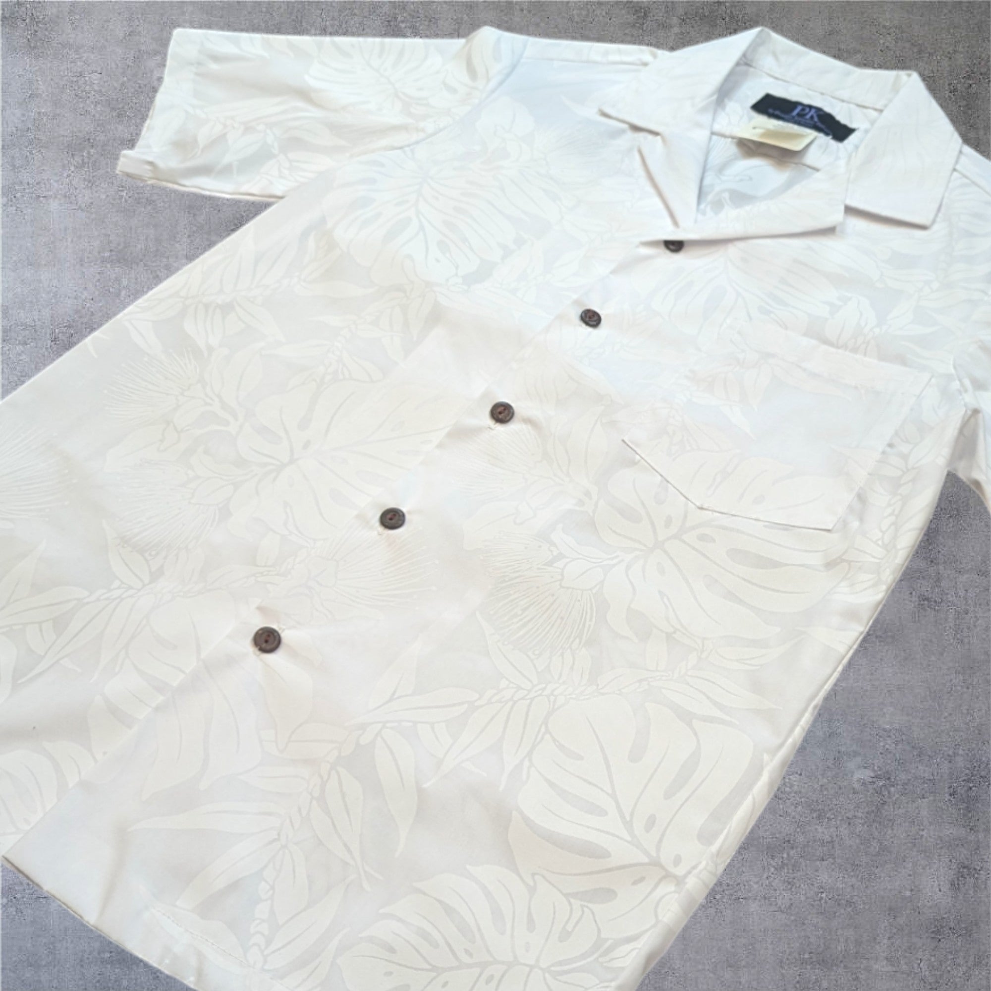 White Hawaiian Shirts OhiaLehua