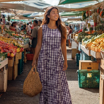 authentic_hawaiian_palaka_print_a_line_dress