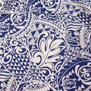 Dog's Hawaiian Shirts | Tapa Print - Blue-3