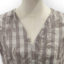 Authentic Hawaiian Palaka Print 2-Way Neck A-Line Dress – Made in Hawaii / MR143-8