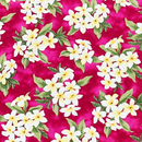 Plumeria print on red background Gift Wrapping Cloth, Furoshiki - Red-2