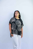 Comfort & Effortless Elegant Top in the Loulu Palm Leaf Print-11
