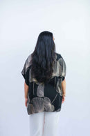 Comfort & Effortless Elegant Top in the Loulu Palm Leaf Print-12