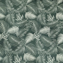 Green Honu & Palm Leaf Hawaiian Fabric – Polycotton-1