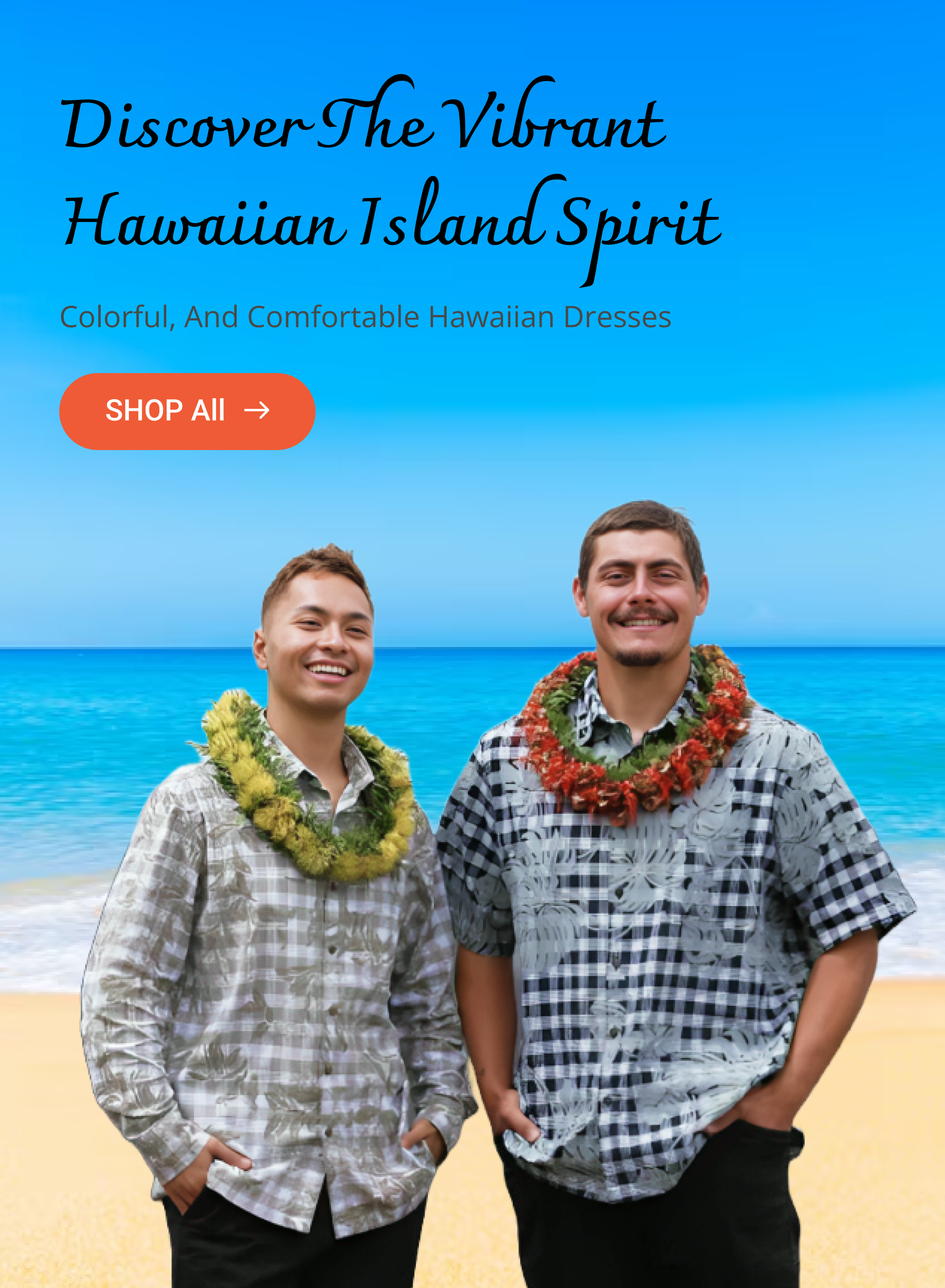 Cotton hawaiian dresses sales