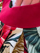 Tropical Leaf Hawaiian Muumuu Dress