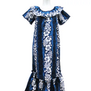 White Hibiscus Long Muumuu