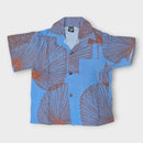Kids Boy's Rayon Hawaiian Shirt & Shorts Set with Loulu Palm Leaf Print-8