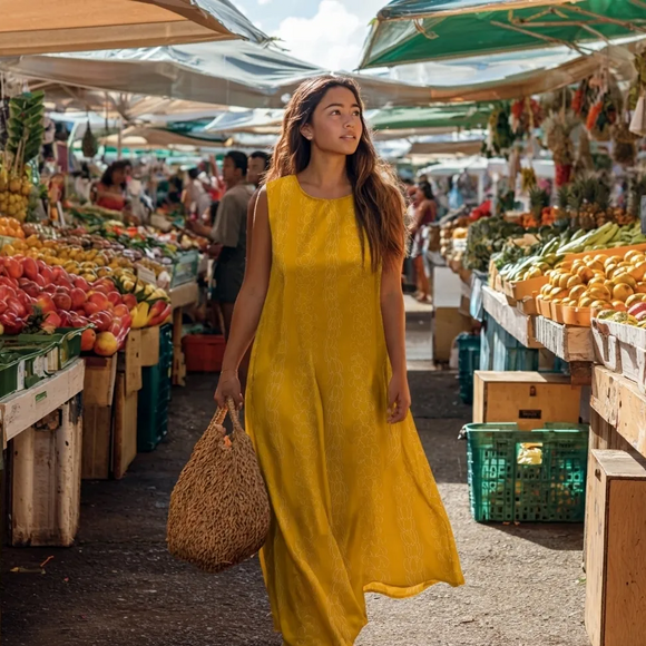 lei_print_yellow_dress