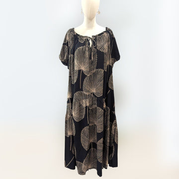 off-shoulder-balloon-sleeve-dress