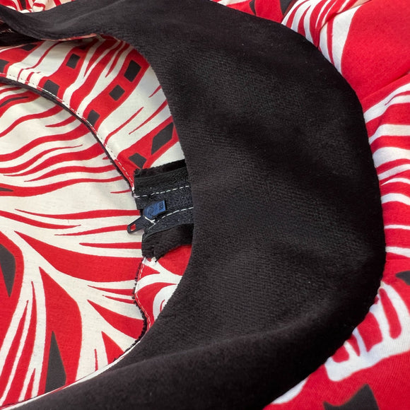 Red Palm Muumuu Dress