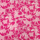 Pink Plumeria Hawaiian Fabric – Polycotton Floral Print-1