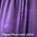 Original Purple Muumuu Elegant Black Lace Trim