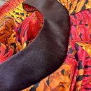 Hawaiian Leaf Orange Muumuu Dress