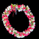 White and Pink Rose Flower Lei