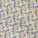 Royal Blue Plumeria Hawaiian Fabric – 100% Cotton-1