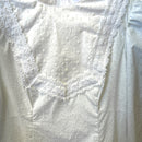 White-on-White Cottagecore Vintage Revival Hawaiian Dress – Lace Trim Long Sleeve 6761/750-5