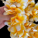 Yellow Plumeria Flower Lei-3