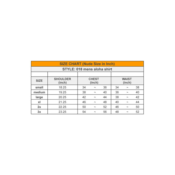 Hawaiian Vintage Style Palaka Shirt - Black with Monstera Print 018