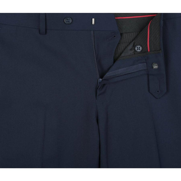 Simple Basic Slim Fit Dark Navy Suit Set | Jacket and Pant 2 pc Set