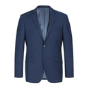 Slim Fit Stretch Blue Suit Set | Jacket and Pant 2 pc Set-2