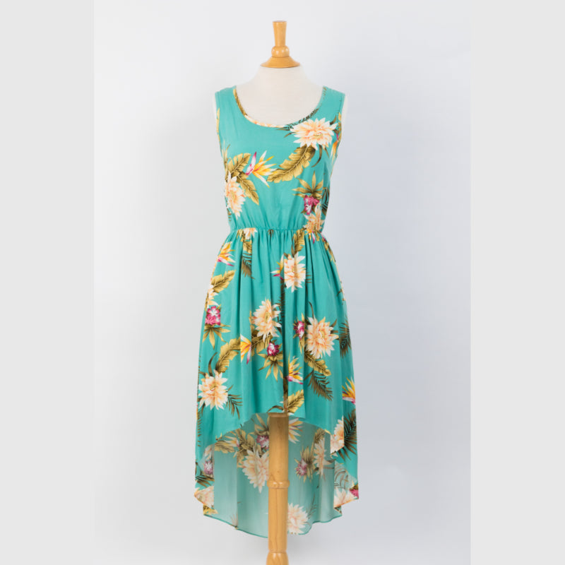 Emerald Green Ceres Casual Dress for Bridesmaid or Family Matching 2XL