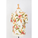 Orchid Floral Print Shirt | White-6