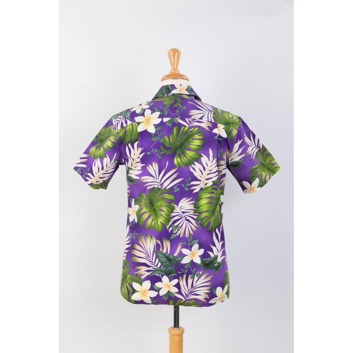 Purple Floral  Print Aloha Shirt - Muumuu Outlet