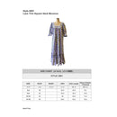 Red Gingham Check Cute Muumuu With White Lace Trim-9