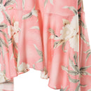 Halter Pink Plumeria Hawaiian Dress