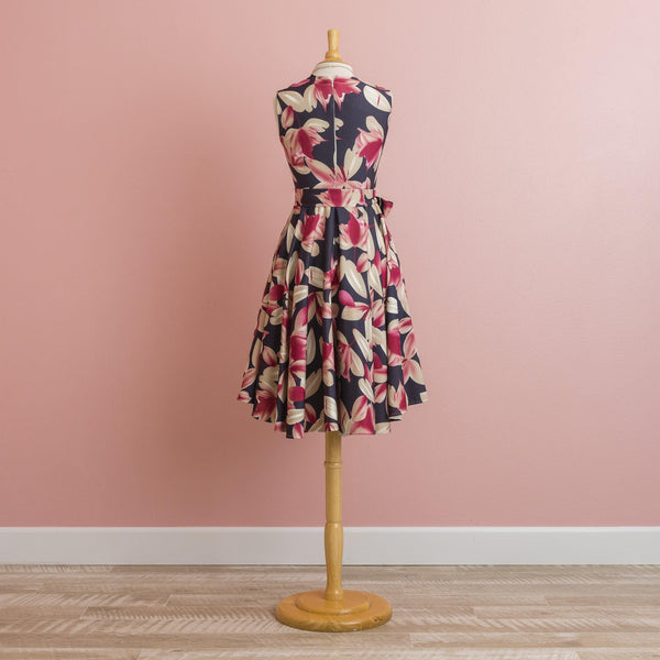 Floral Print Flare Dress - Muumuu Outlet