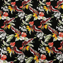 Anthurium with Bird of paradise | Black-1