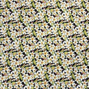Plumeria All Over Hawaiian Fabric | Black 0223 BLK-0013C-1
