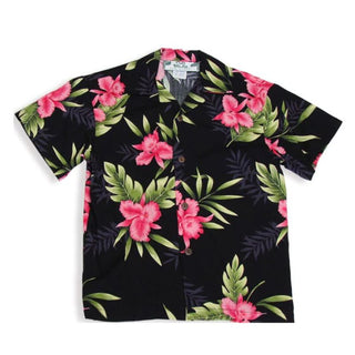 Pink Orchid Boy's Hawaiian Shirt