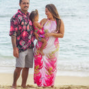 Sabado Design Halter Design Dress, Pink - Muumuu Outlet