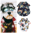 Hawaiian Shirt for Dogs | Dog Aloha Print Shirt | White, Navy, Red - Muumuu Outlet
