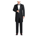 Classic Black Tailcoat Tuxedo Jacket and Pant Set-1