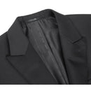 Classic Black Tailcoat Tuxedo Jacket and Pant Set-3