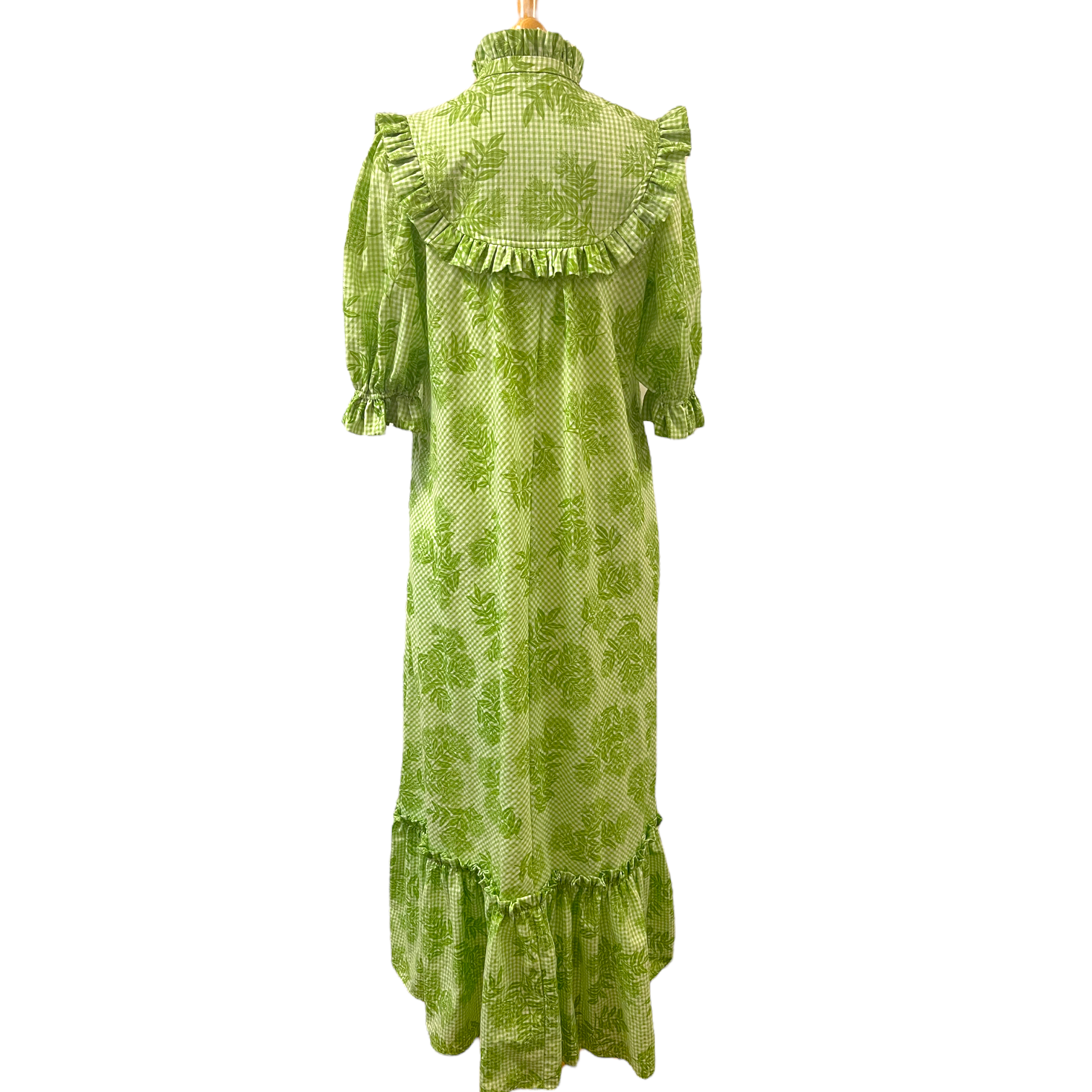 Original Print Fresh Green Special High Neck Muumuu　8221 - 0