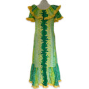 Tropical Lei Flowers Ombre Muumuu - Green 7378-5