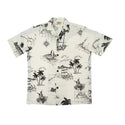 Hawaiian Ocean Map Aloha Shirt | Cream, White - Muumuu Outlet