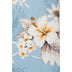 Pastel Blue Hibiscus Long Muumuu Hawaiian Dress cotton 100%