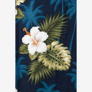 Hibiscus and Palm Tree Family Matching Gorgeous Ruffle Hawaiian Dress-11