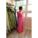 Passion Pink Hibiscus Print Hawaiian dress - Muumuu Outlet